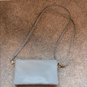 Elegant Gray Crossbody Bag